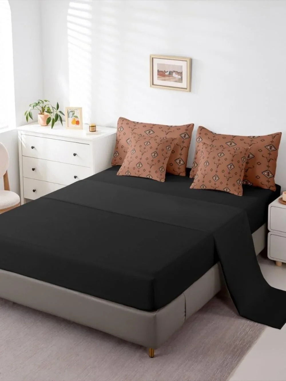 Southwestern Geometric 7 Pieces Comforter Sets Full,Cowboy Boho Aztec Bedding Se